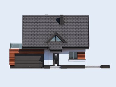 Projekt domu Lolek N 2G - elewacja frontowa