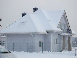 Realizacja projektu Koszałek 2G - zdjęcie domu zimą 2
