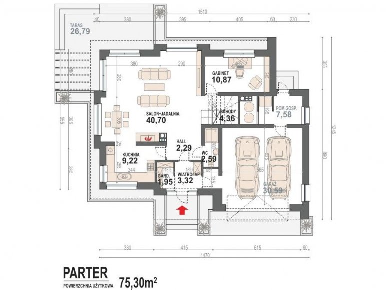 rzut parteru
