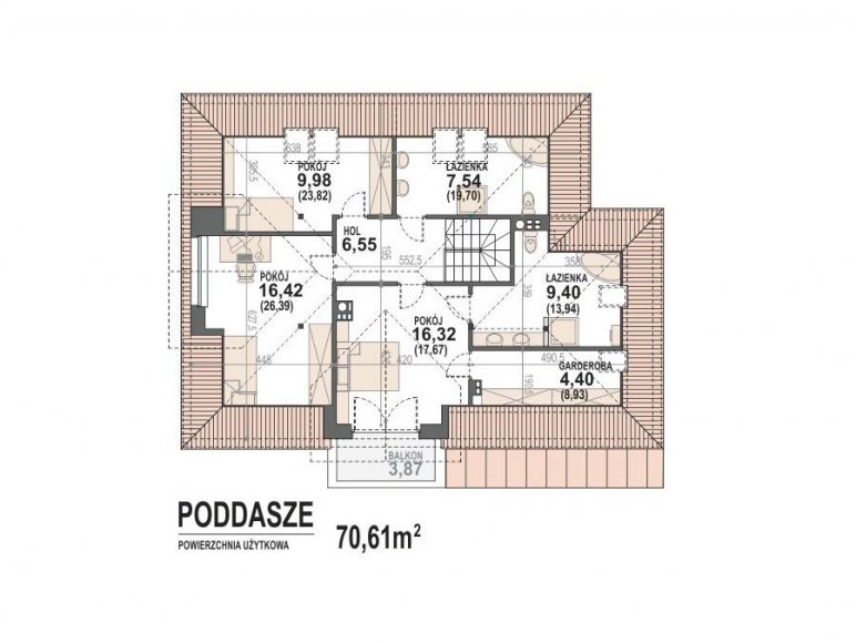 rzut poddasza