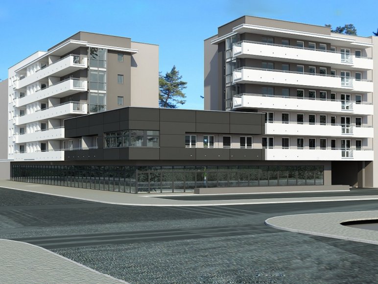 Budynek mieszkalno-usługowy APARTAMENTY WESOŁA - wizualizacja 2