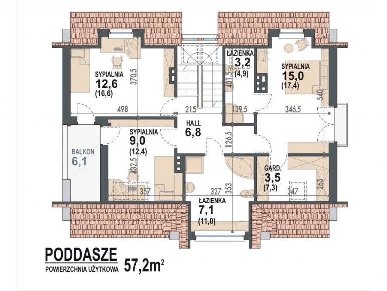 Rzut poddasza