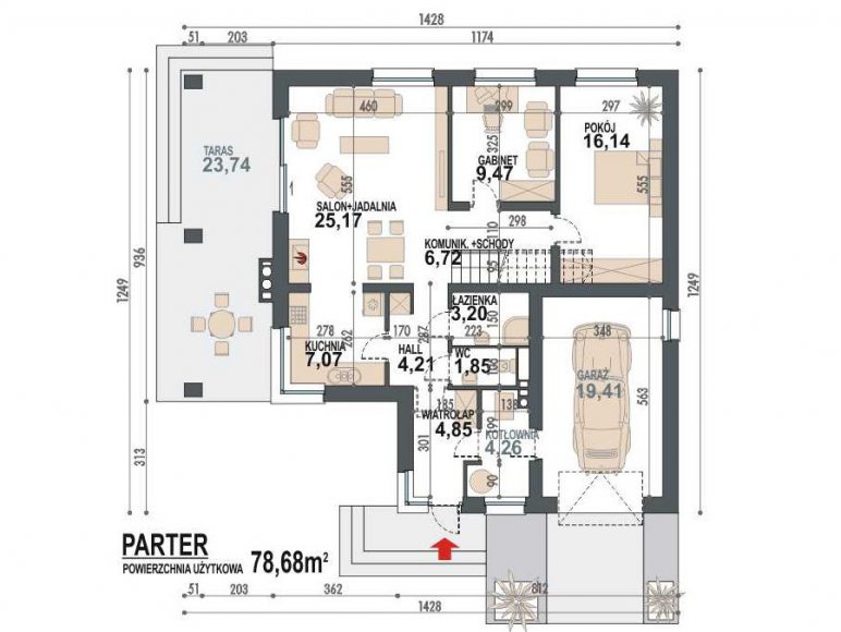 rzut parteru