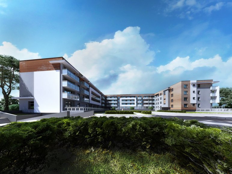 Projekt wielorodzinny NOWA WYGODA budynek F - wizualizacja 3