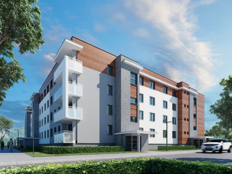 Projekt wielorodzinny NOWA WYGODA budynek K - wizualizacja 2