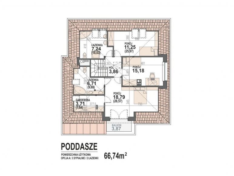 rzut poddasza