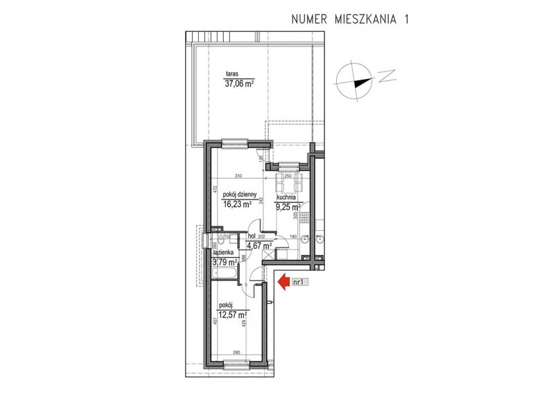 BUDYNEK 3 - przykładowe mieszkania
