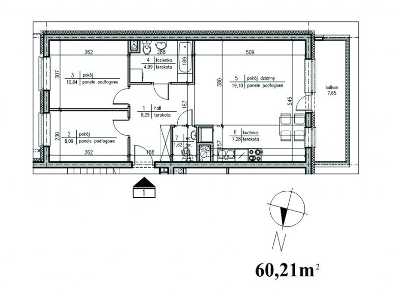 przykładowe mieszkania
