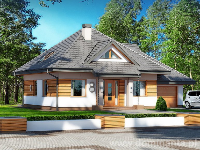 Gotowy projekt domu Sindbad N - Wersja domu z odświeżoną stylistyką