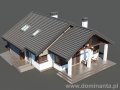 Projekt domu NEL II 2G lustrzane odbicie - model 1