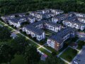 Projekt zabudowy wielorodzinnej - Zacisze Dolistówki BUDYNEK J - plan osiedla 3/noc